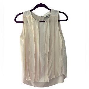 3.1 Phillip Lim White Sleeveless Blouse     
